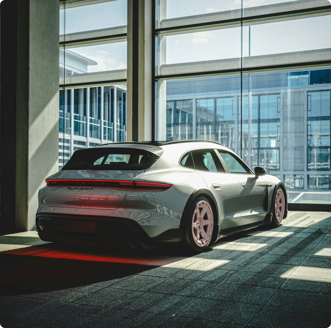 Modern luxury car